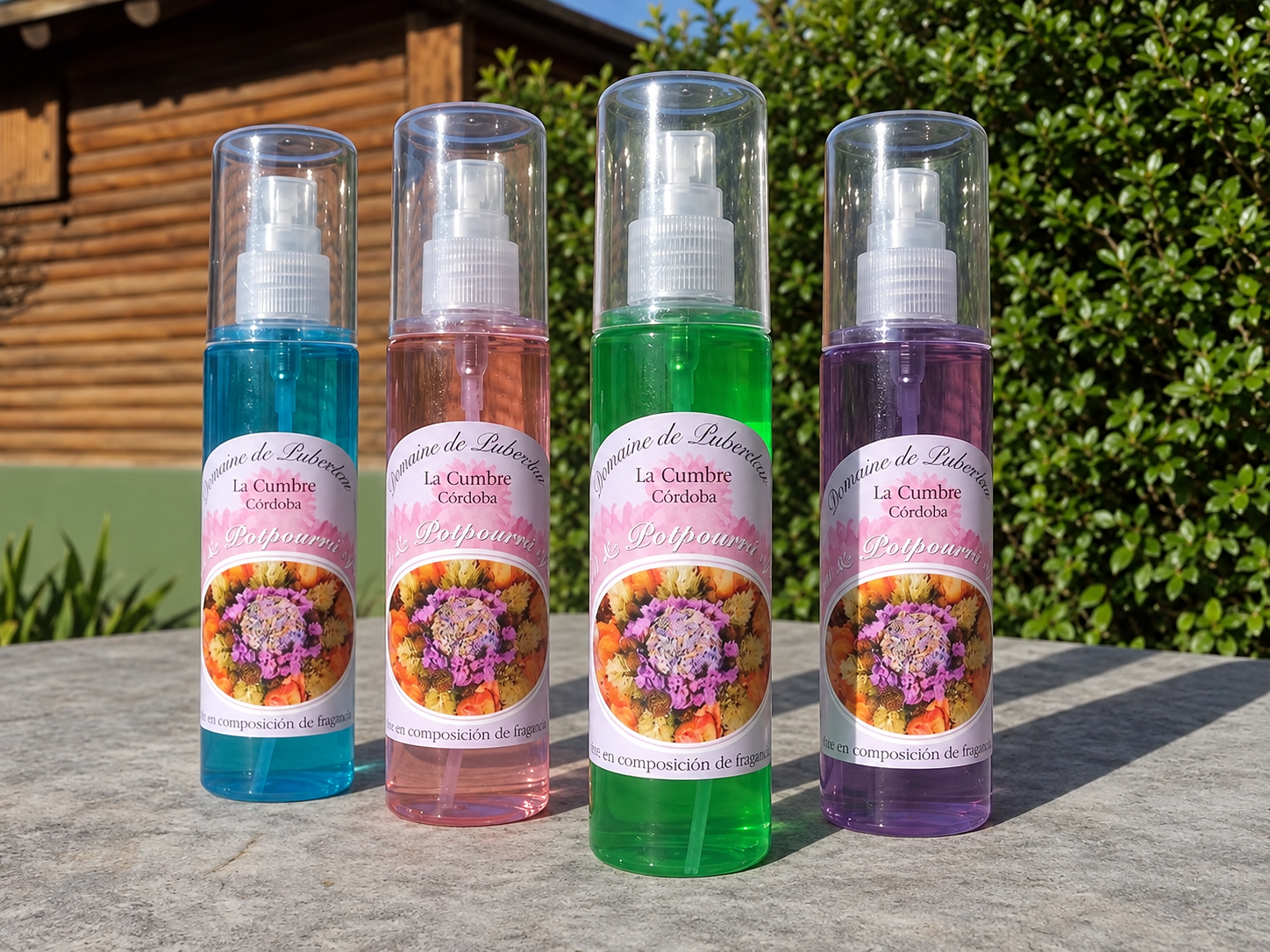 Lociones y colonias artesanales de lavanda y cítricos